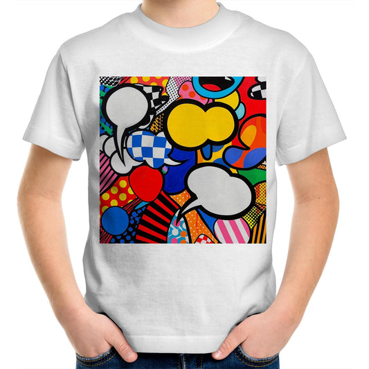 Pop Art Chat Bubble - Kids T-Shirt