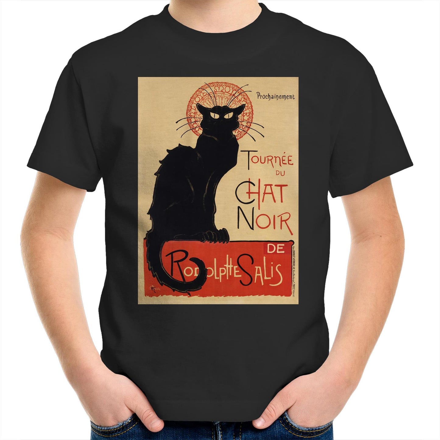 Tournée du Chat Noir by Théophile Alexandre Steinlen - Kids T-Shirt