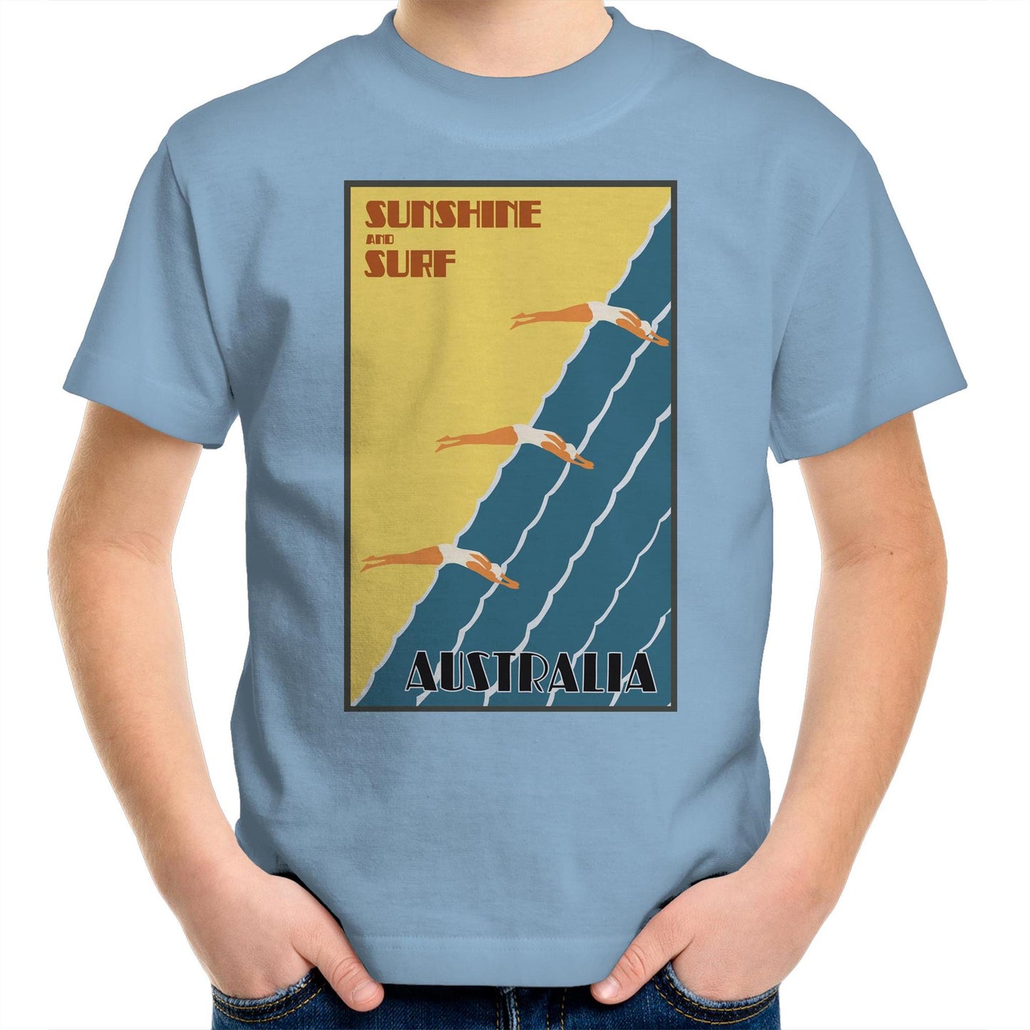 Sunshine & Surf Australia - Kids T-Shirt
