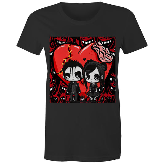 Red And Black Halloween - Women's Tee