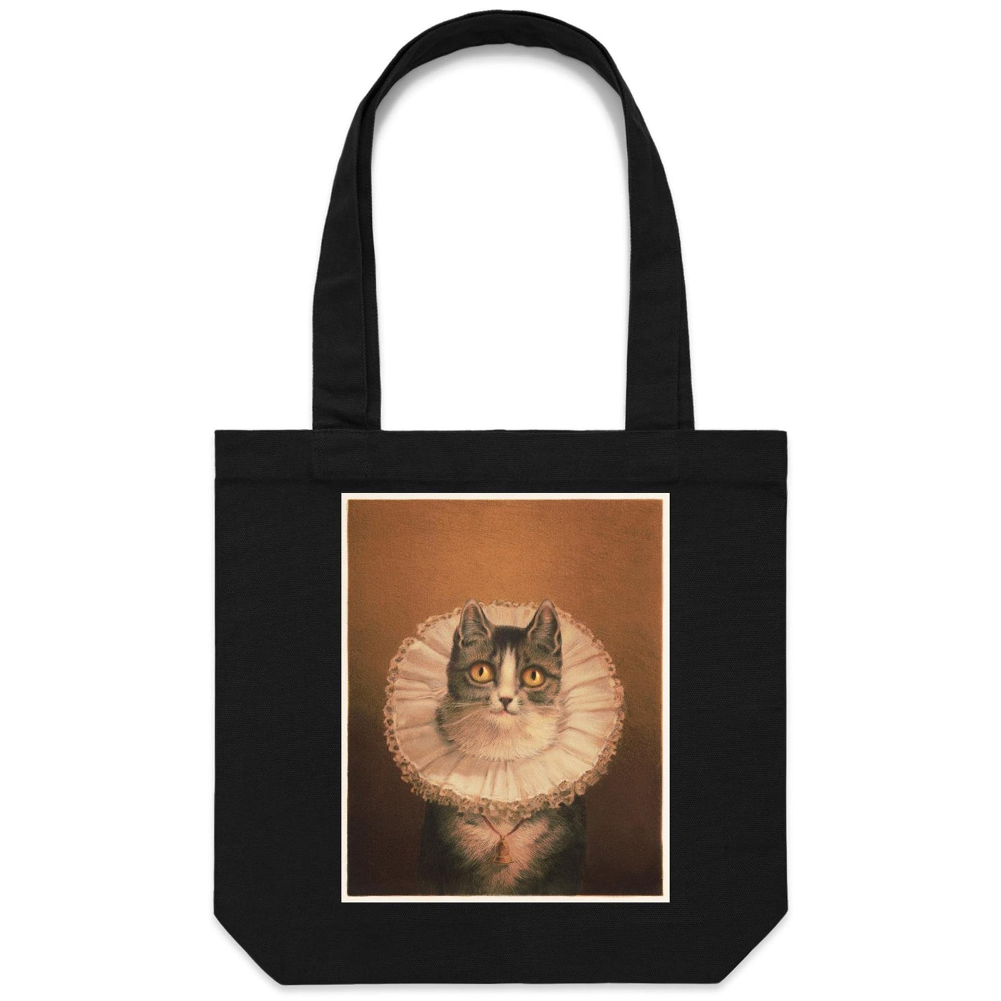 The Widow Cat by Frederick Dielman - Canvas Tote Bag