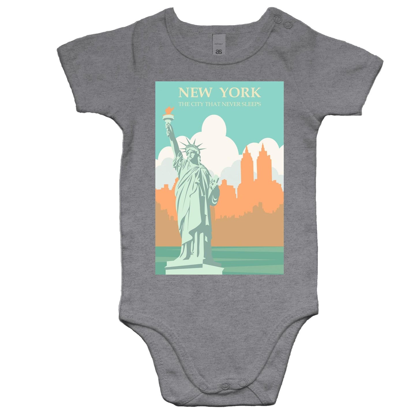 New York The City That Never Sleeps - Baby Onesie Romper