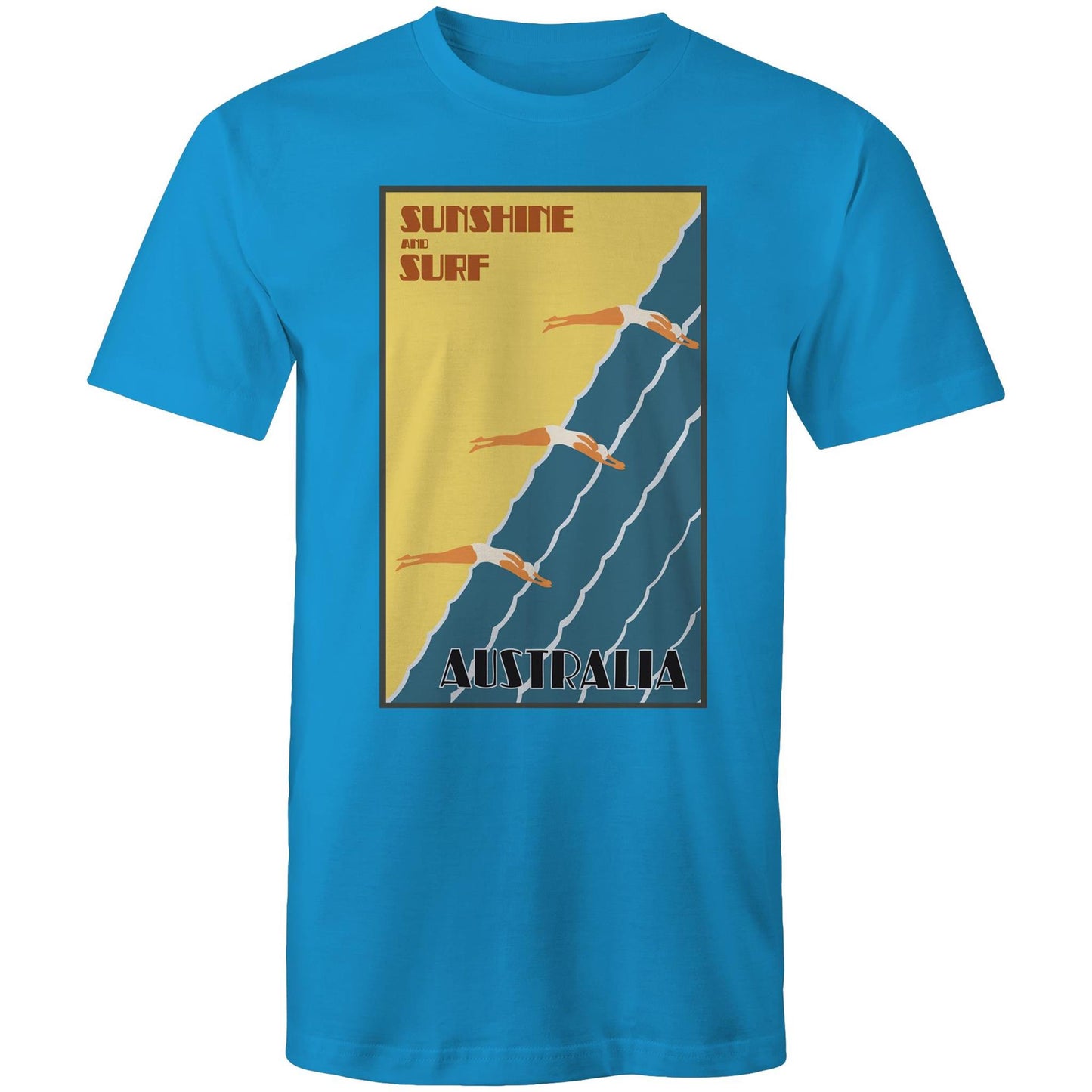 Sunshine & Surf Australia - Mens T-Shirt