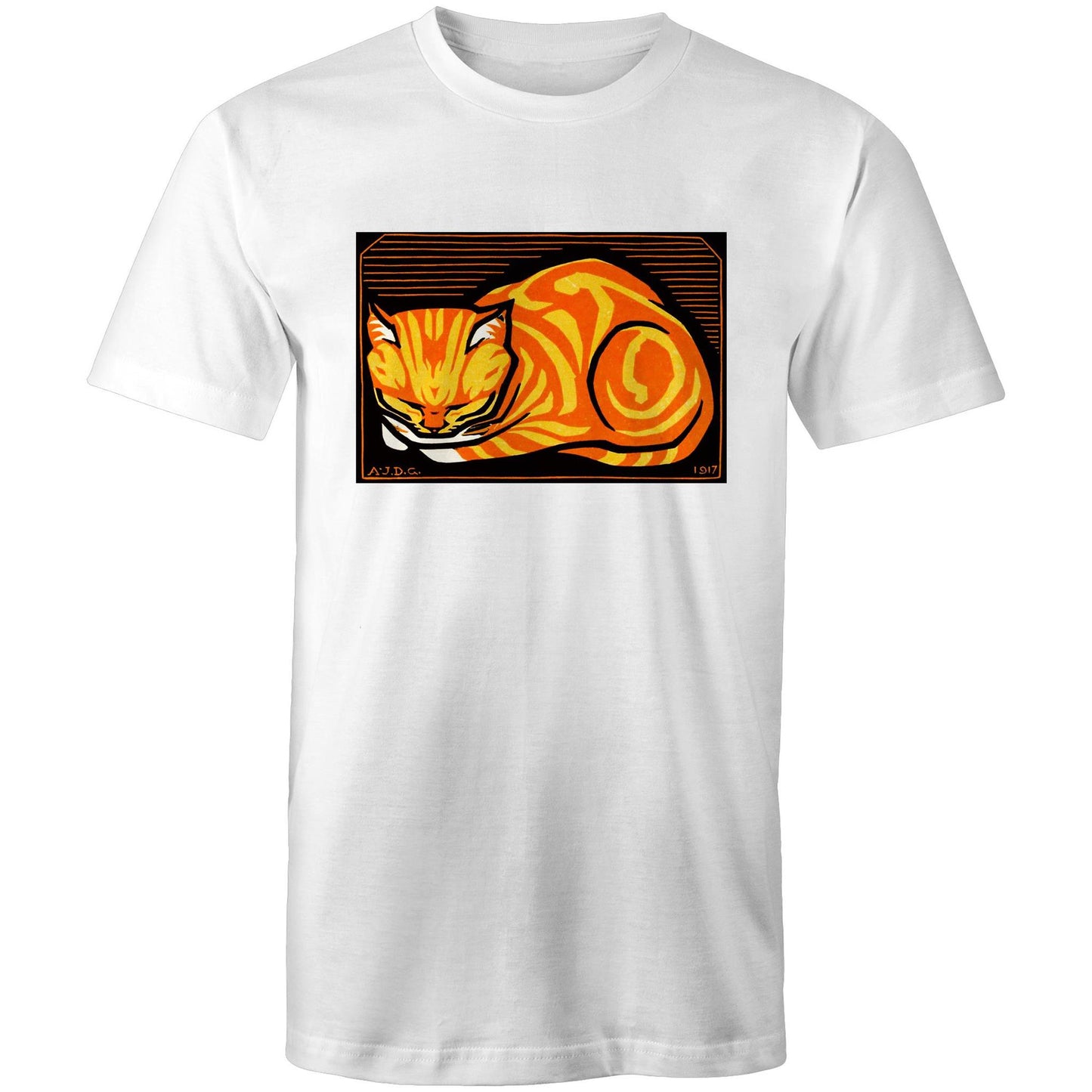 December Cat by Julie de Graag - Mens T-Shirt