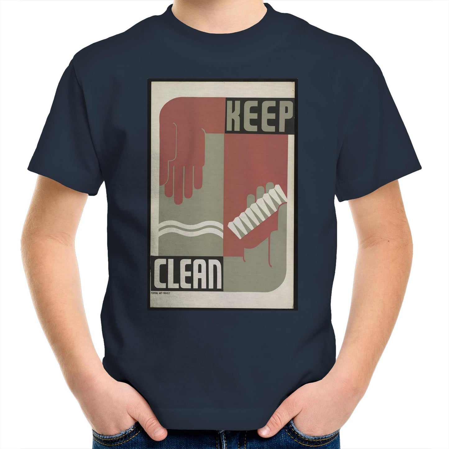 Keep Clean by Erik Hans Krause - Kids T-Shirt