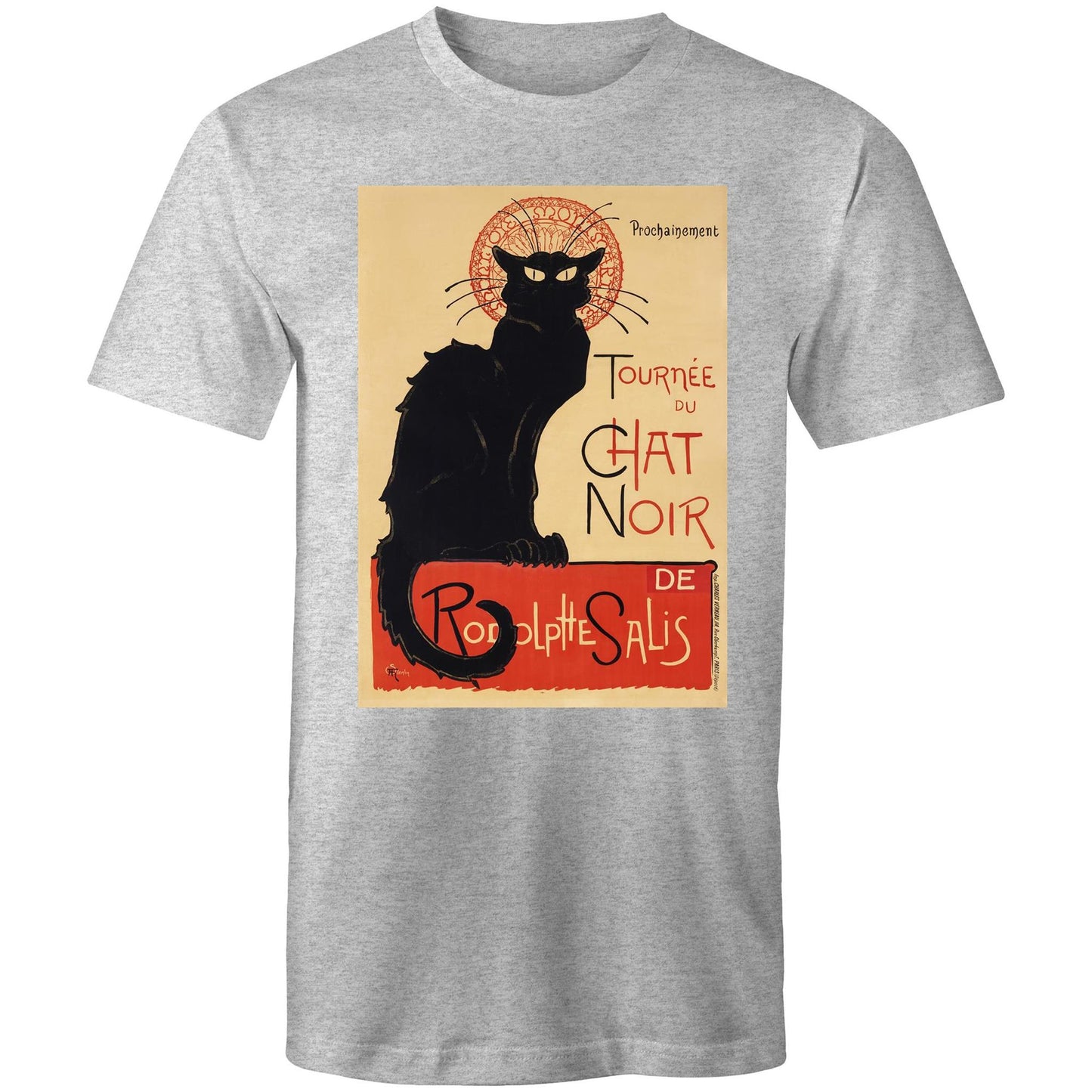 Tournée du Chat Noir by Théophile Alexandre Steinlen - Mens T-Shirt