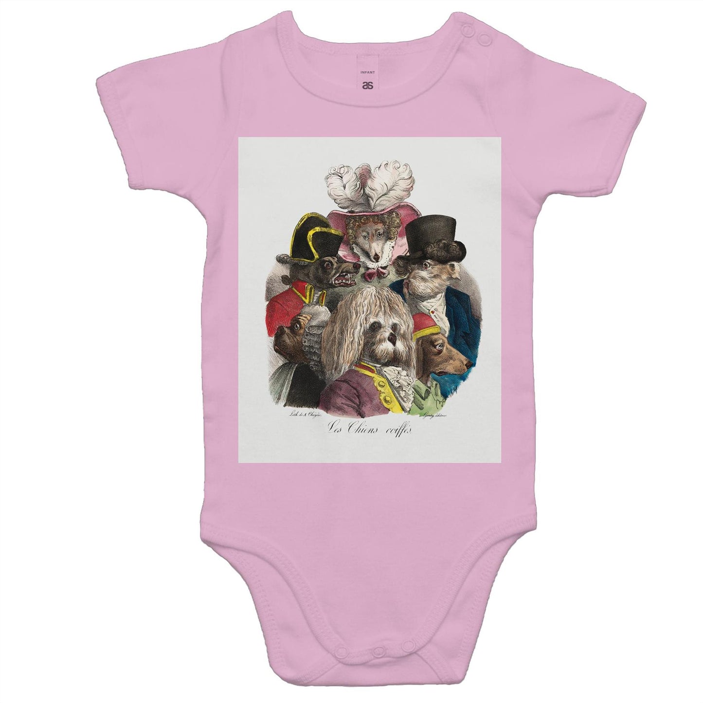 Les Chiens Coiffes by Boissy - Baby Onesie Romper