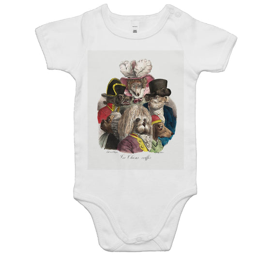 Les Chiens Coiffes by Boissy - Baby Onesie Romper