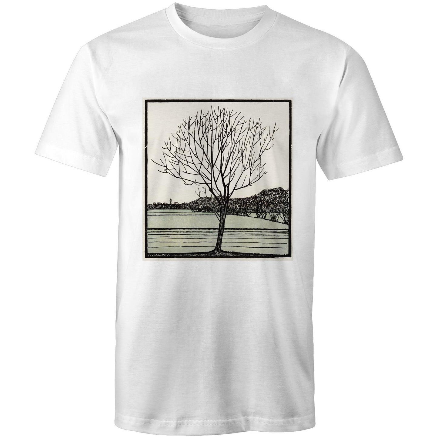 Bald Tree by Julie de Graag - Mens T-Shirt