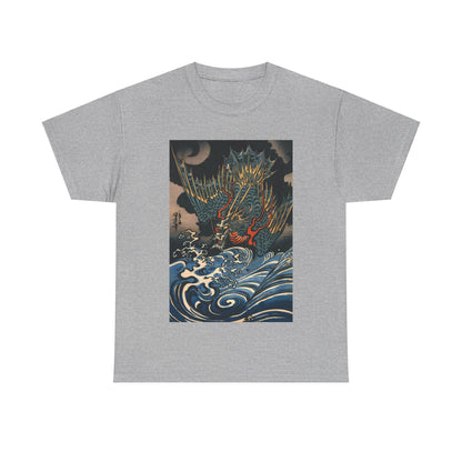 Dragon Flying by Utagawa Kuniyoshi - Unisex T-Shirt