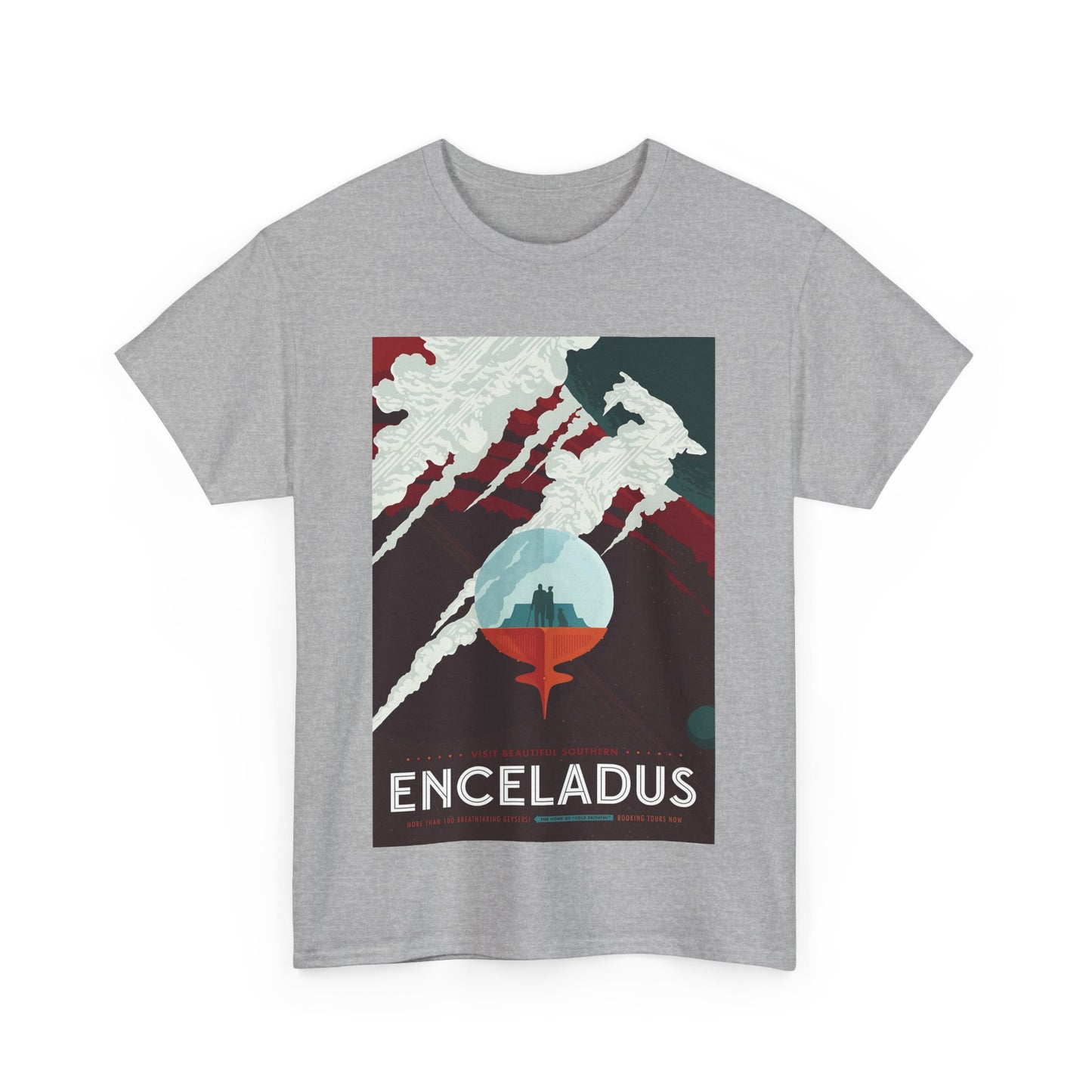 Enceladus by NASA - Unisex T-Shirt