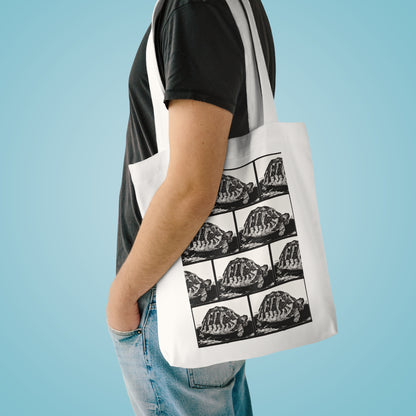 Turtle by Julie de Graag - Cotton Tote Bag