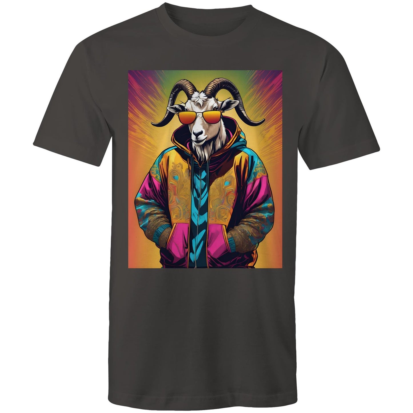 Goat In Hoodie - Mens T-Shirt