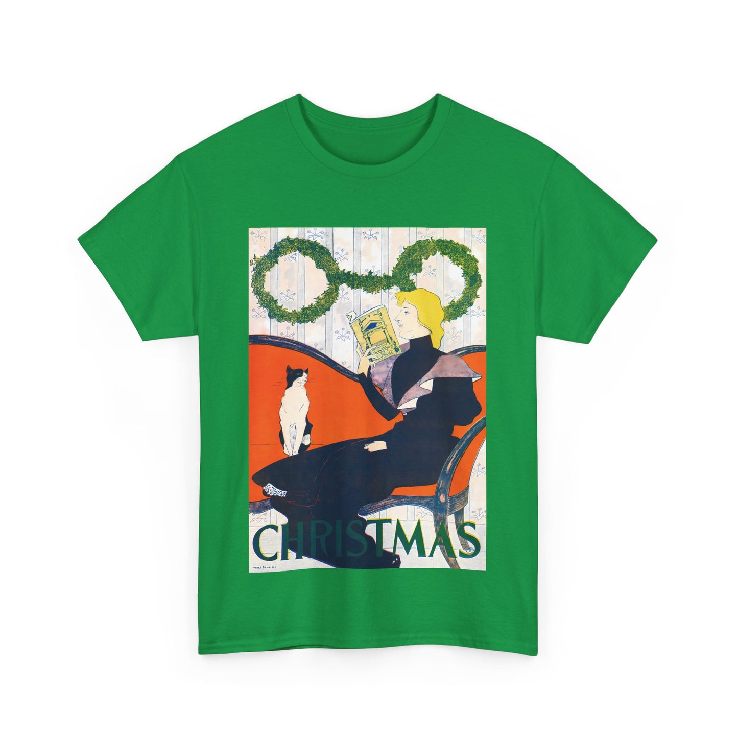 Vintage Christmas (1894) by Edward Penfield - Unisex T-Shirt