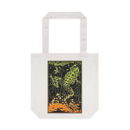 Swimming Frog by Julie de Graag - Cotton Tote Bag