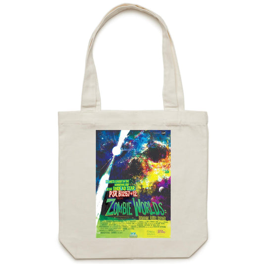 Zombie Worlds Poster Art by NASA - Canvas Tote Bag