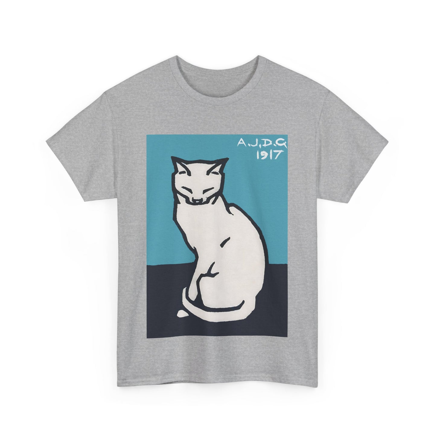 Sitting Cat by Julie de Graag - Unisex T-Shirt