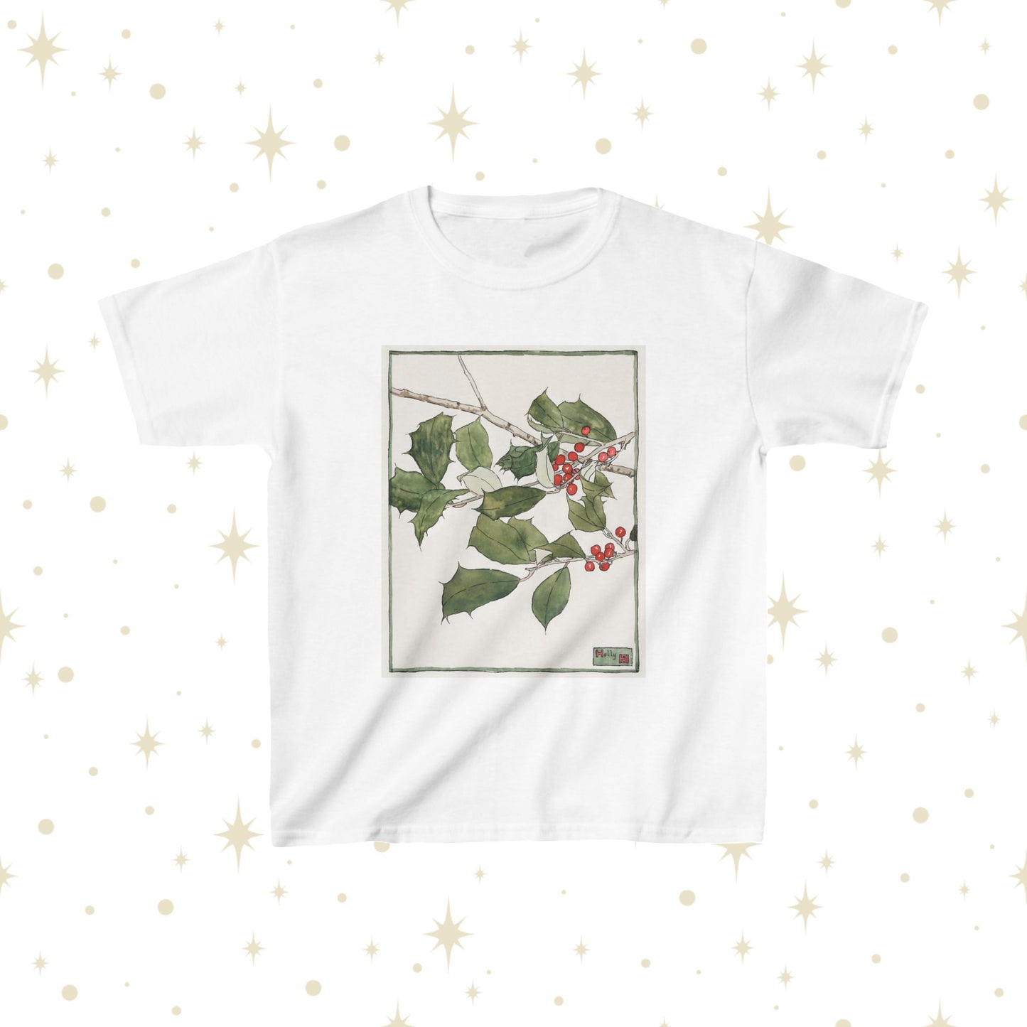 Holly by Hannah Borger Overbeck - Kids T-Shirt