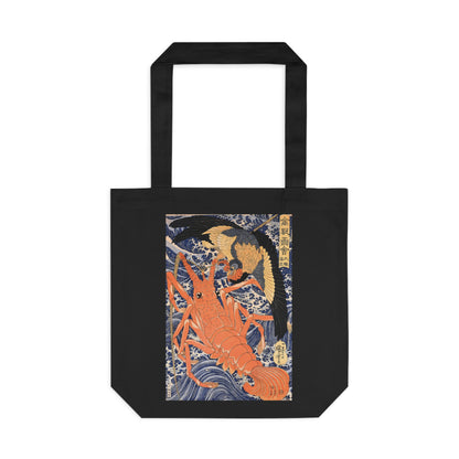 Lobster by Utagawa Kuniyoshi - Cotton Tote Bag