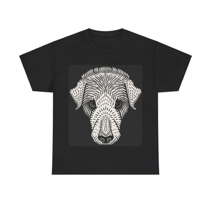 Dog's Head by Julie de Graag - Unisex T-Shirt