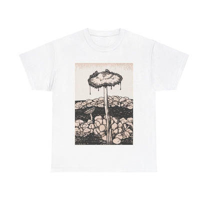 Dripping Mushroom by Julie de Graag - Unisex T-Shirt