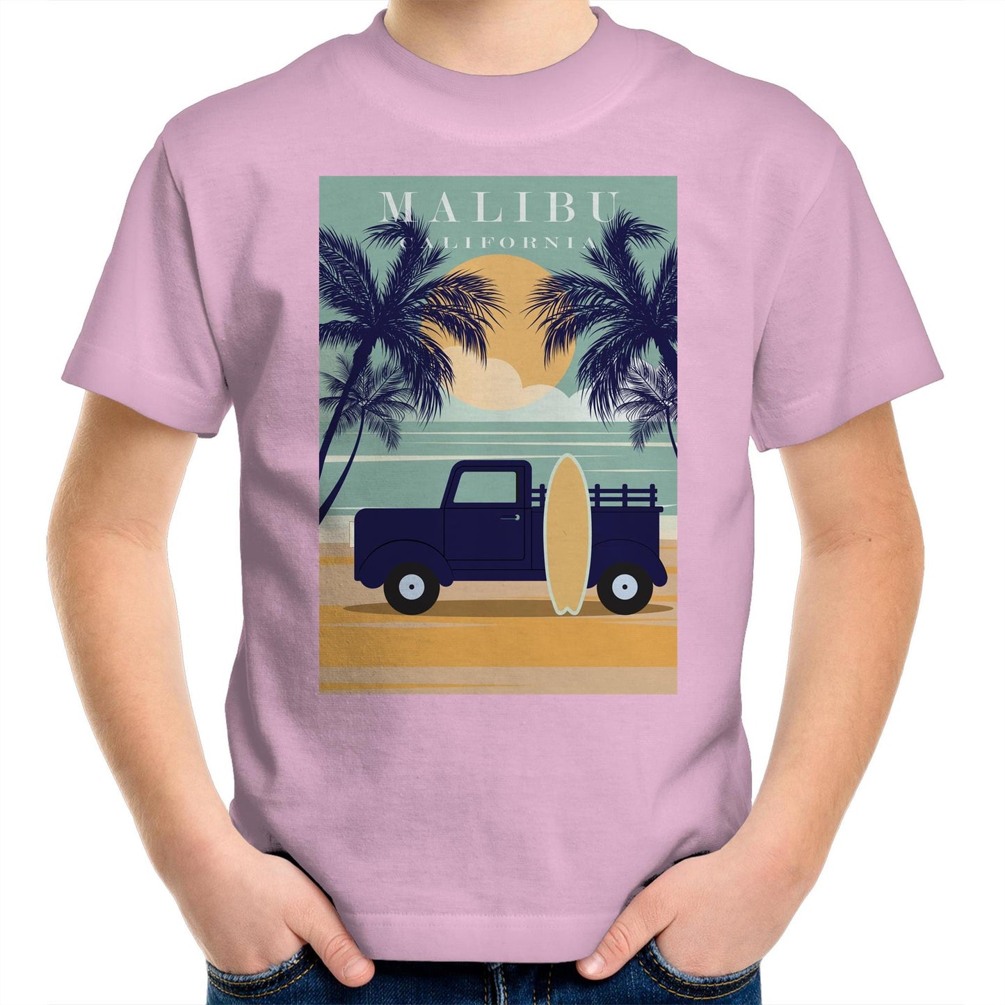 Malibu California - Kids T-Shirt