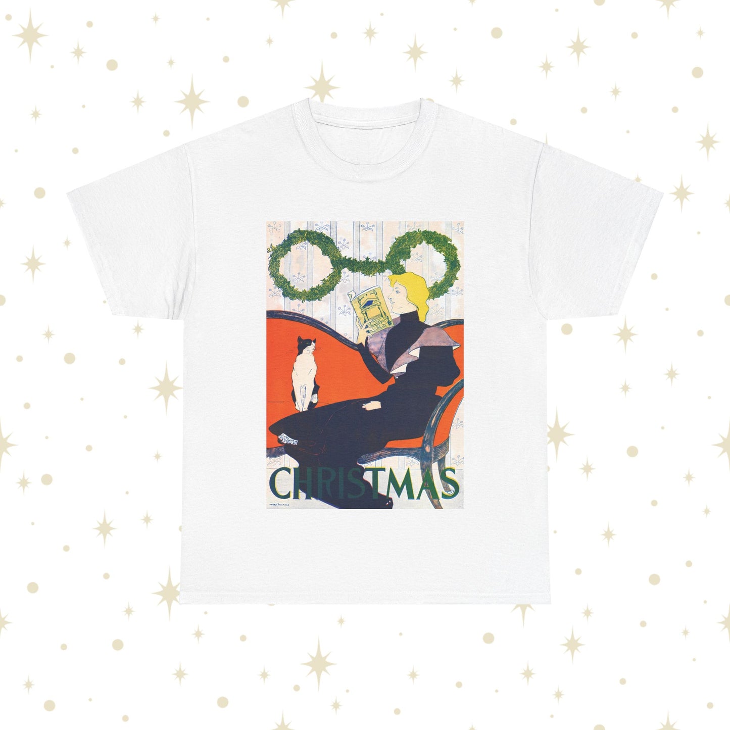 Vintage Christmas (1894) by Edward Penfield - Unisex T-Shirt