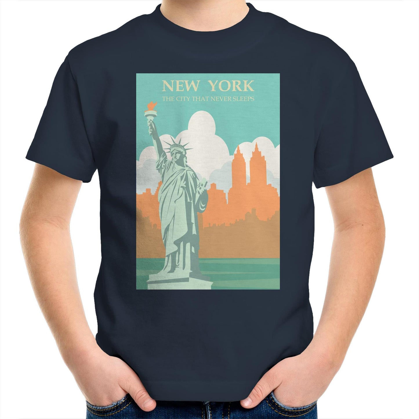 New York The City That Never Sleeps - Kids T-Shirt