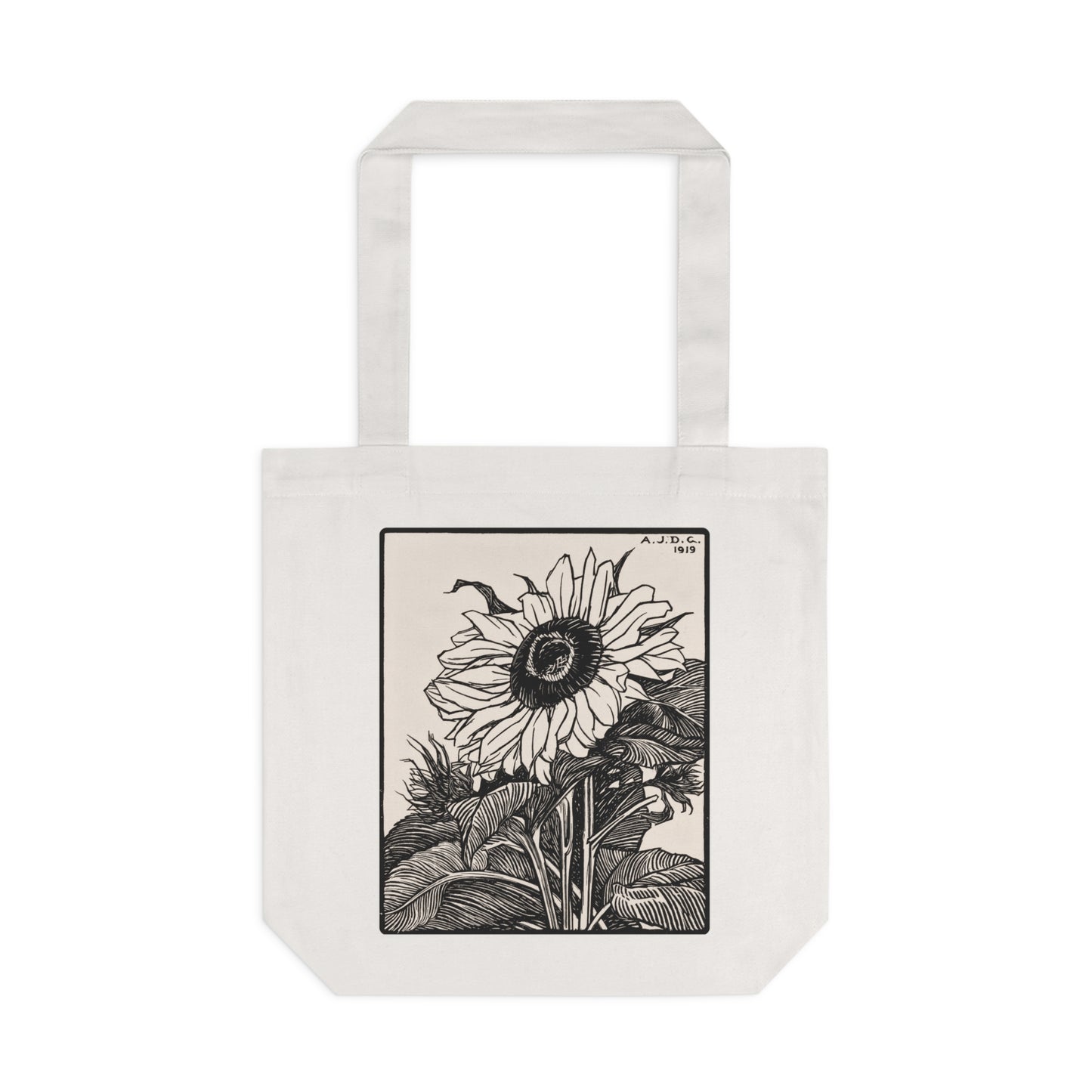 Sunflower by Julie de Graag - Cotton Tote Bag