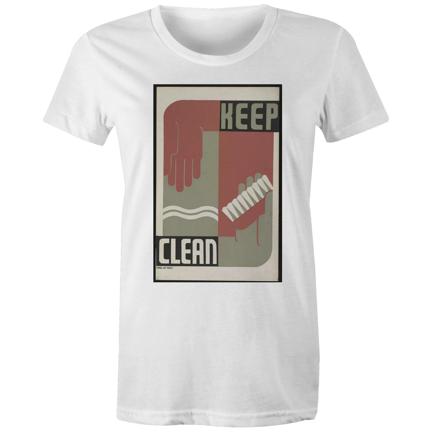 Keep Clean by Erik Hans Krause - Women's Tee