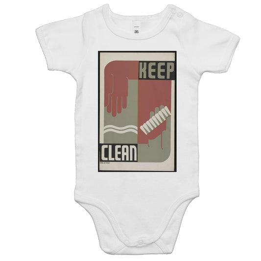 Keep Clean by Erik Hans Krause - Baby Onesie Romper