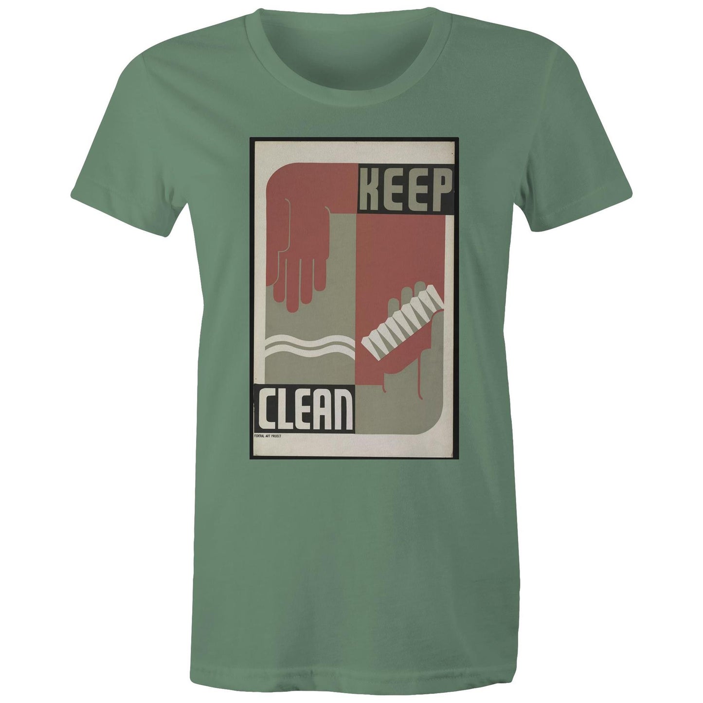 Keep Clean by Erik Hans Krause - Women's Tee