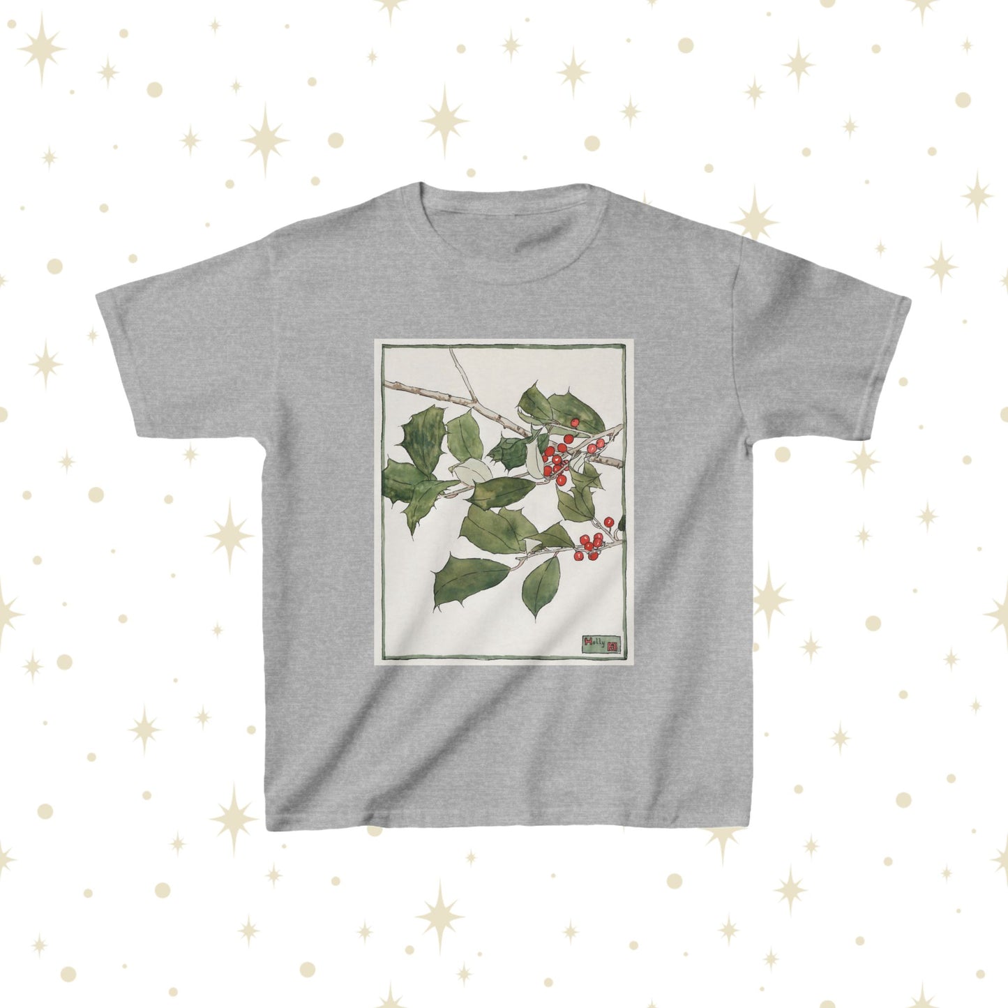 Holly by Hannah Borger Overbeck - Kids T-Shirt