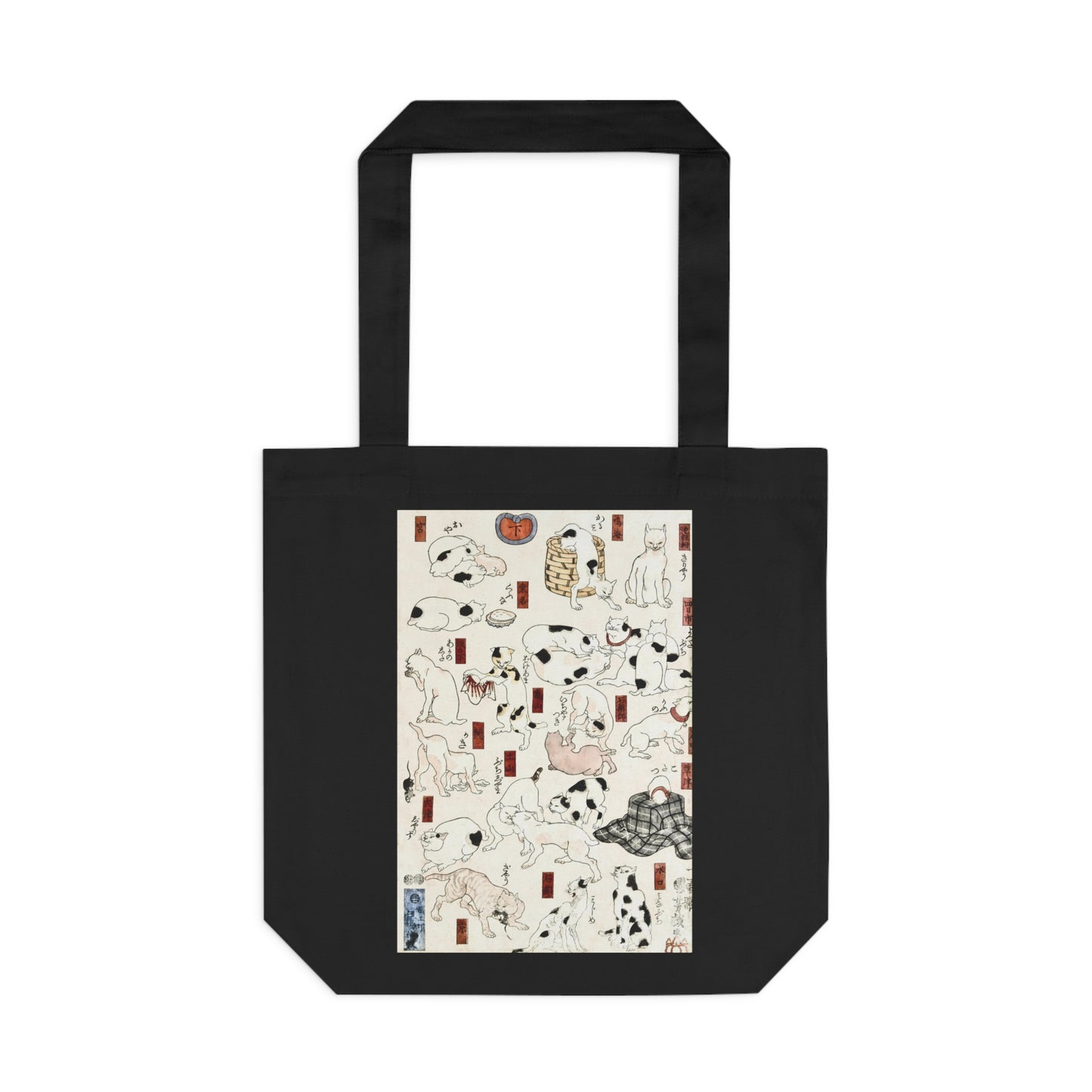 Cats by Utagawa Kuniyoshi - Cotton Tote Bag