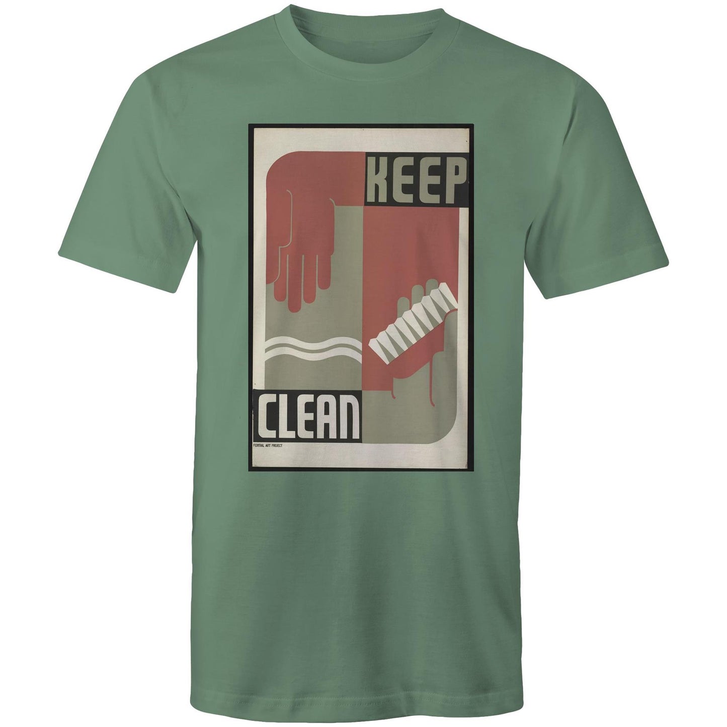 Keep Clean by Erik Hans Krause - Mens T-Shirt