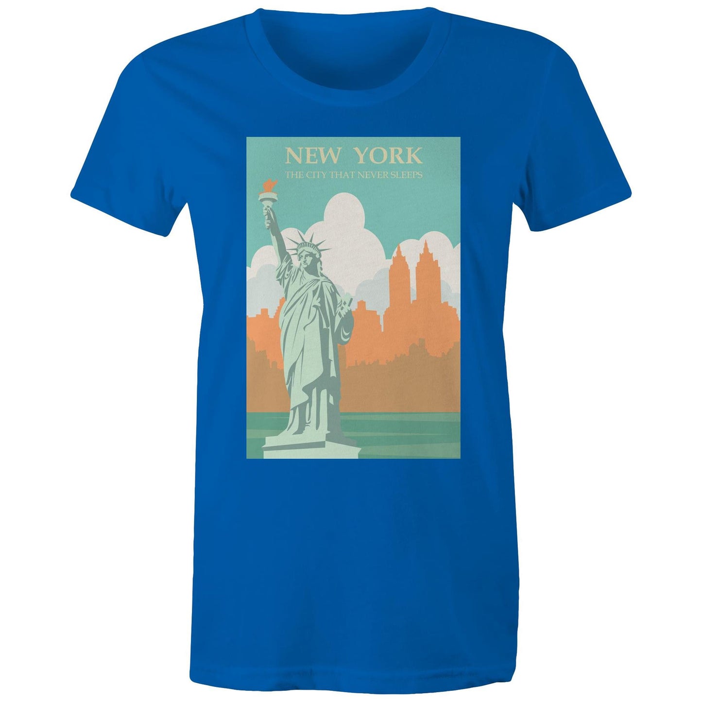 New York The City That Never Sleeps - Women's Tee