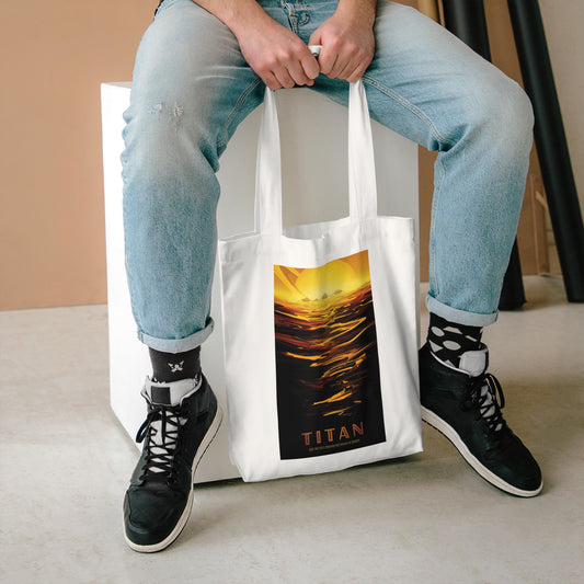 Titan by NASA - Cotton Tote Bag