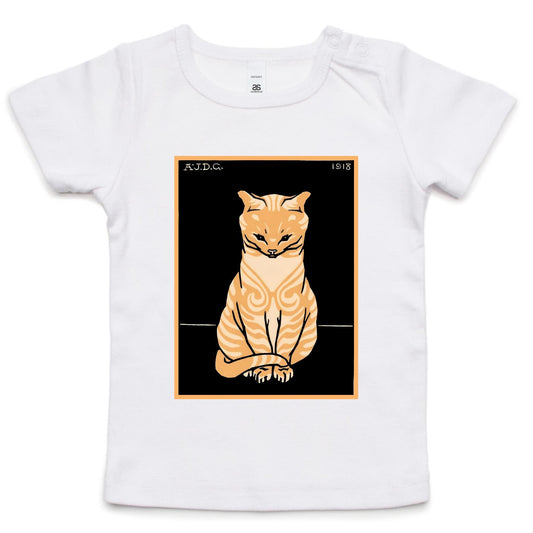 Sitting Ginger Cat by Julie de Graag - Infant Tee