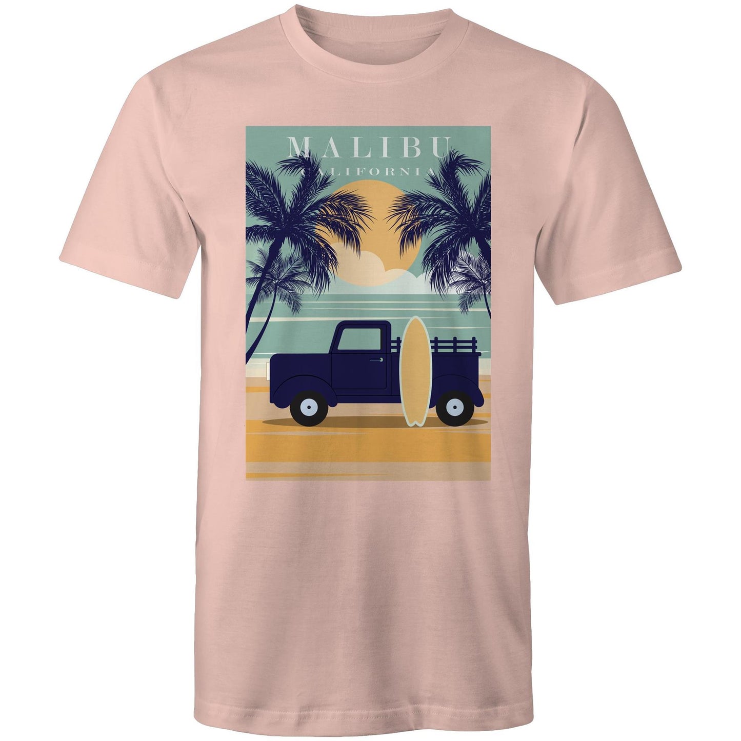 Malibu California - Mens T-Shirt