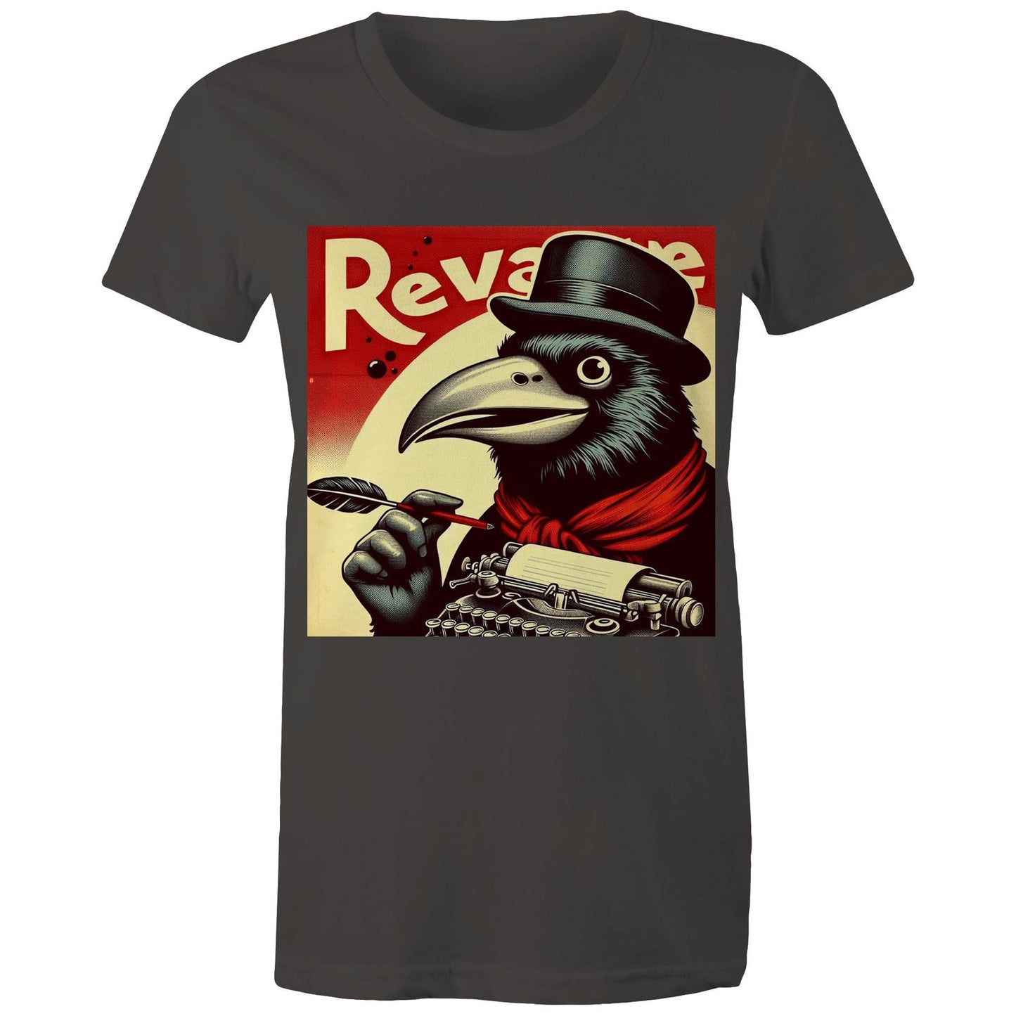 Vintage Ad With Crow - Women's Tee