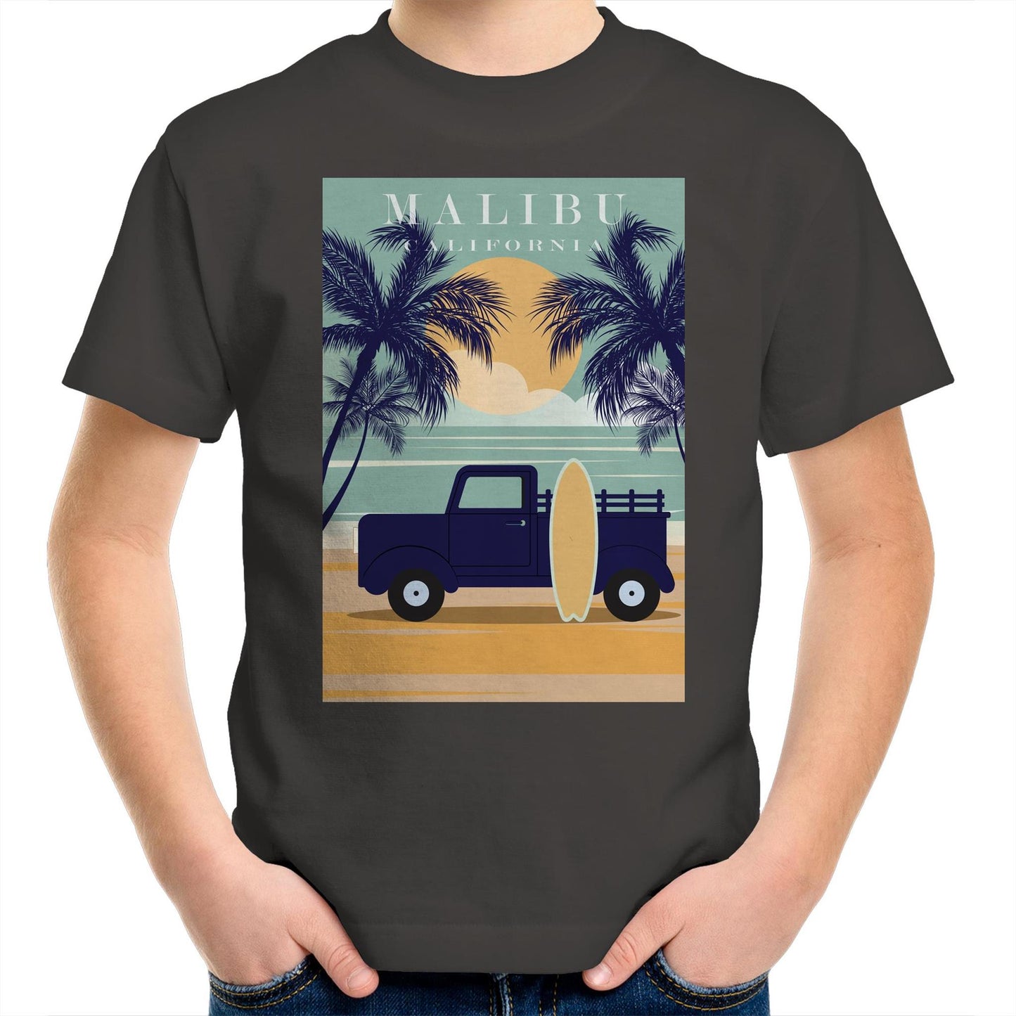 Malibu California - Kids T-Shirt