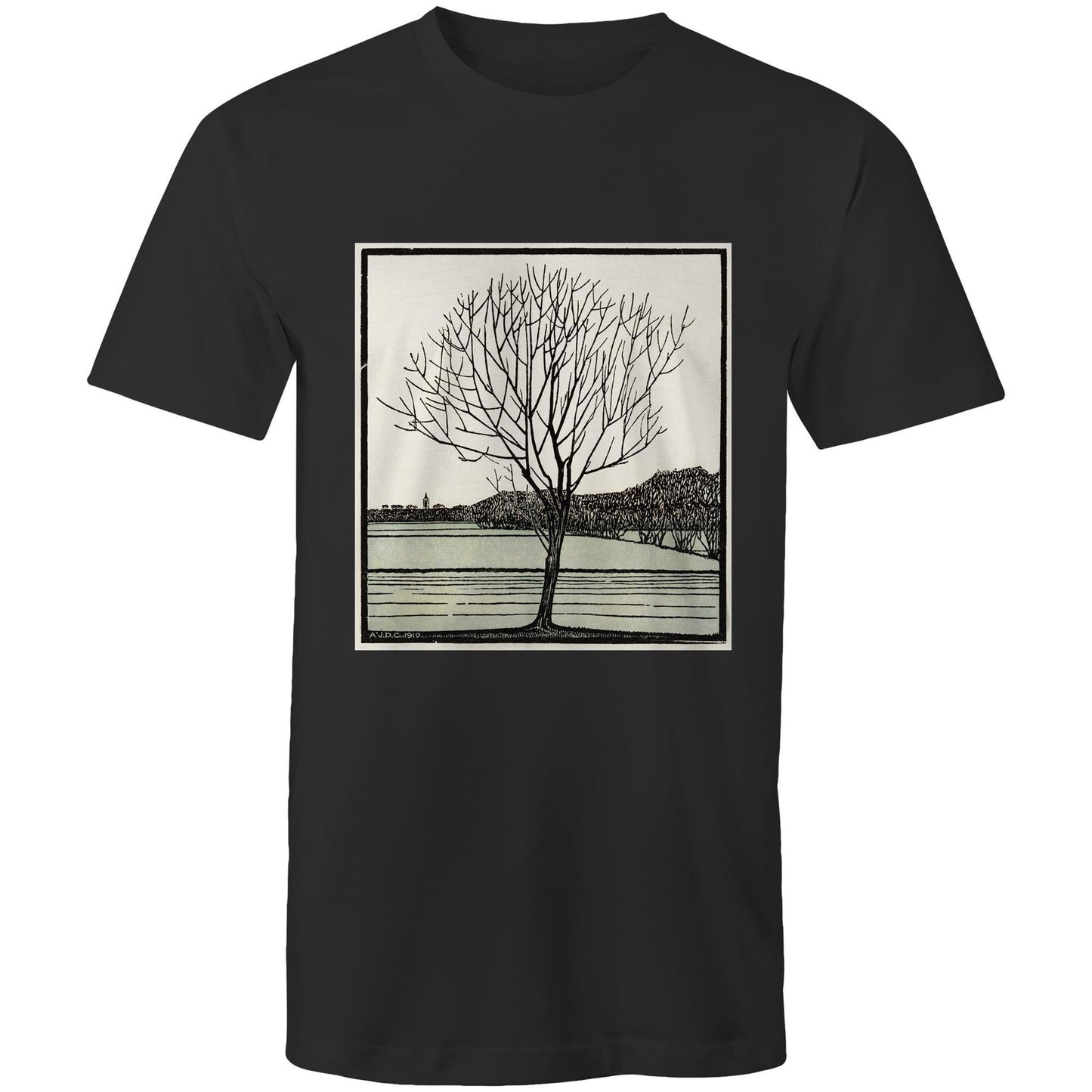 Bald Tree by Julie de Graag - Mens T-Shirt