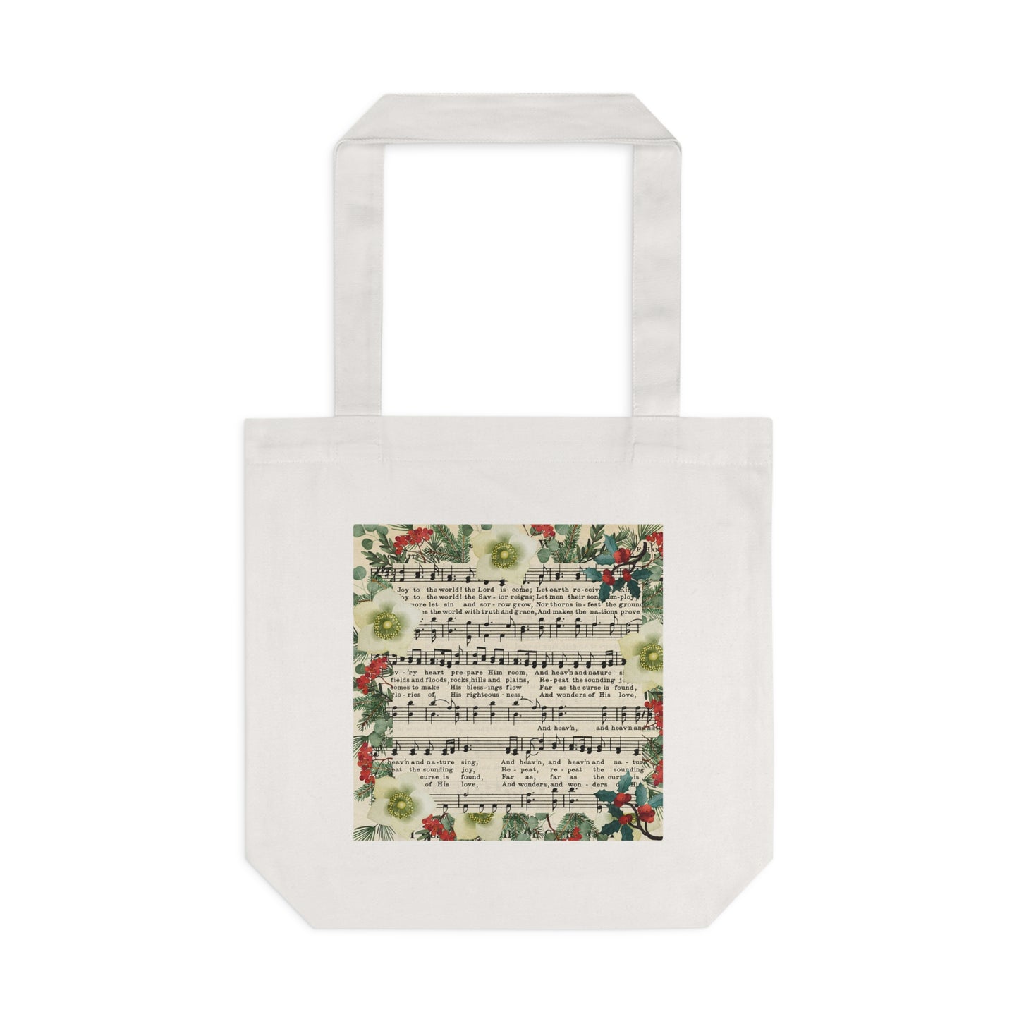 Christmas Music - Cotton Tote Bag