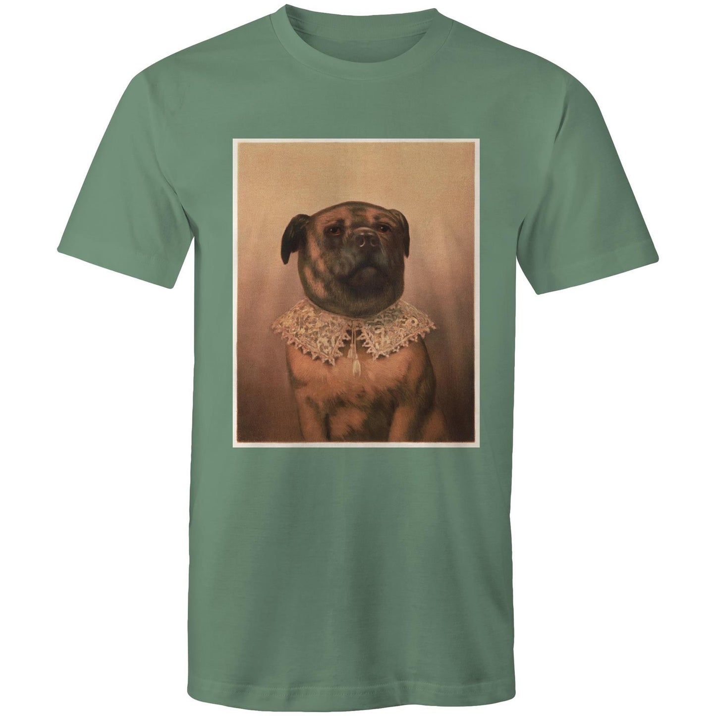 Uncle Tobey Dog by Frederick Dielman - Mens T-Shirt