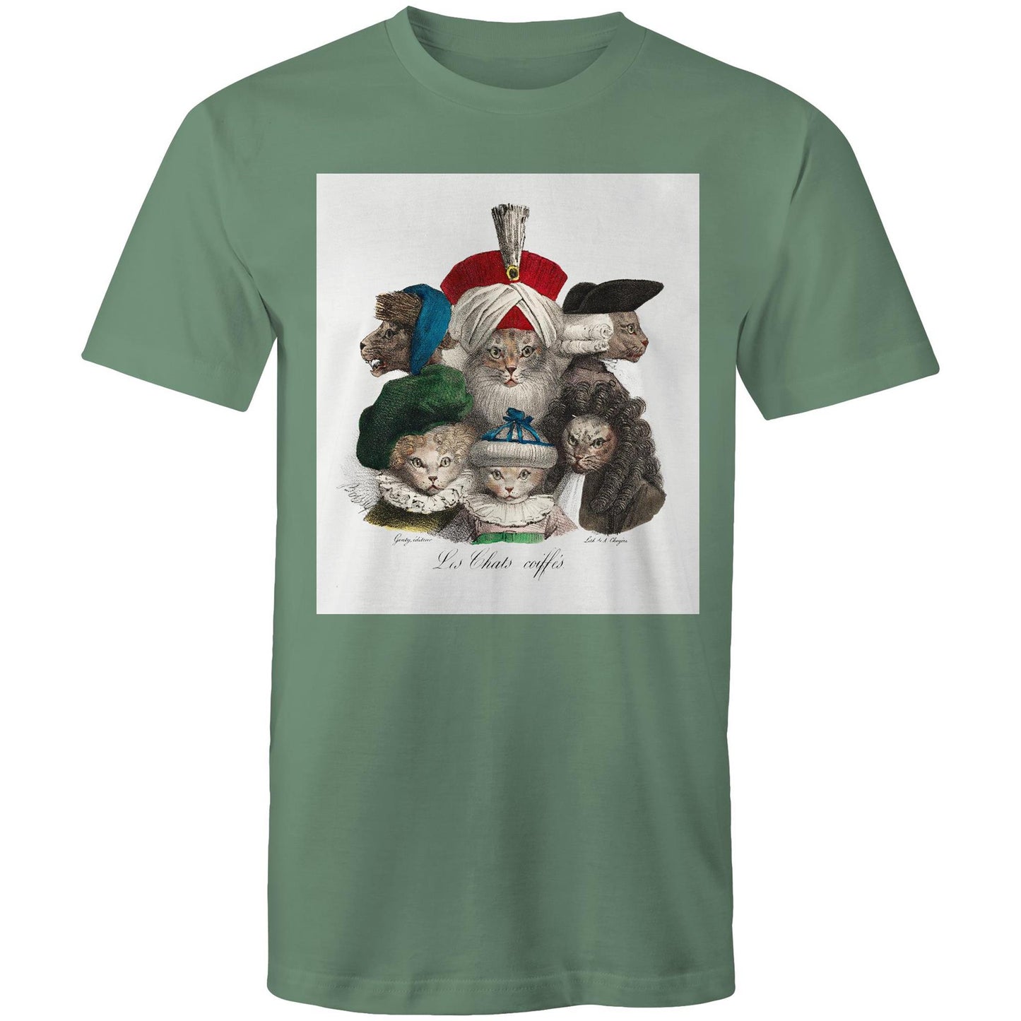 Les Chats Coiffes by Boissy - Mens T-Shirt