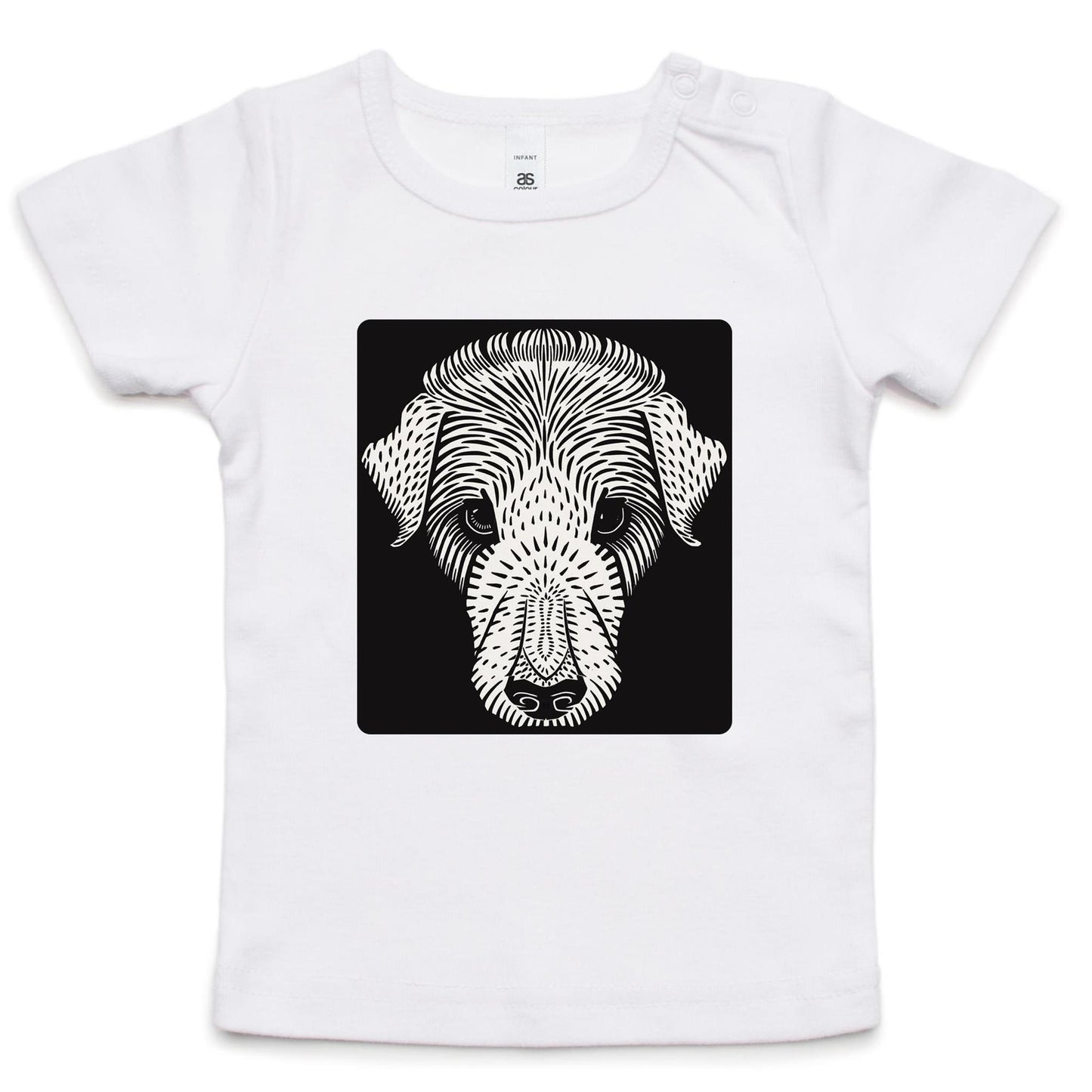 Dog's Head by Julie de Graag - Infant Tee