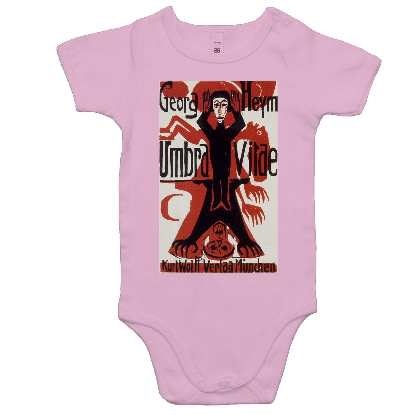 Shadow of Life by Ernst Ludwig Kirchner & Kurt Wolff - Baby Onesie Romper