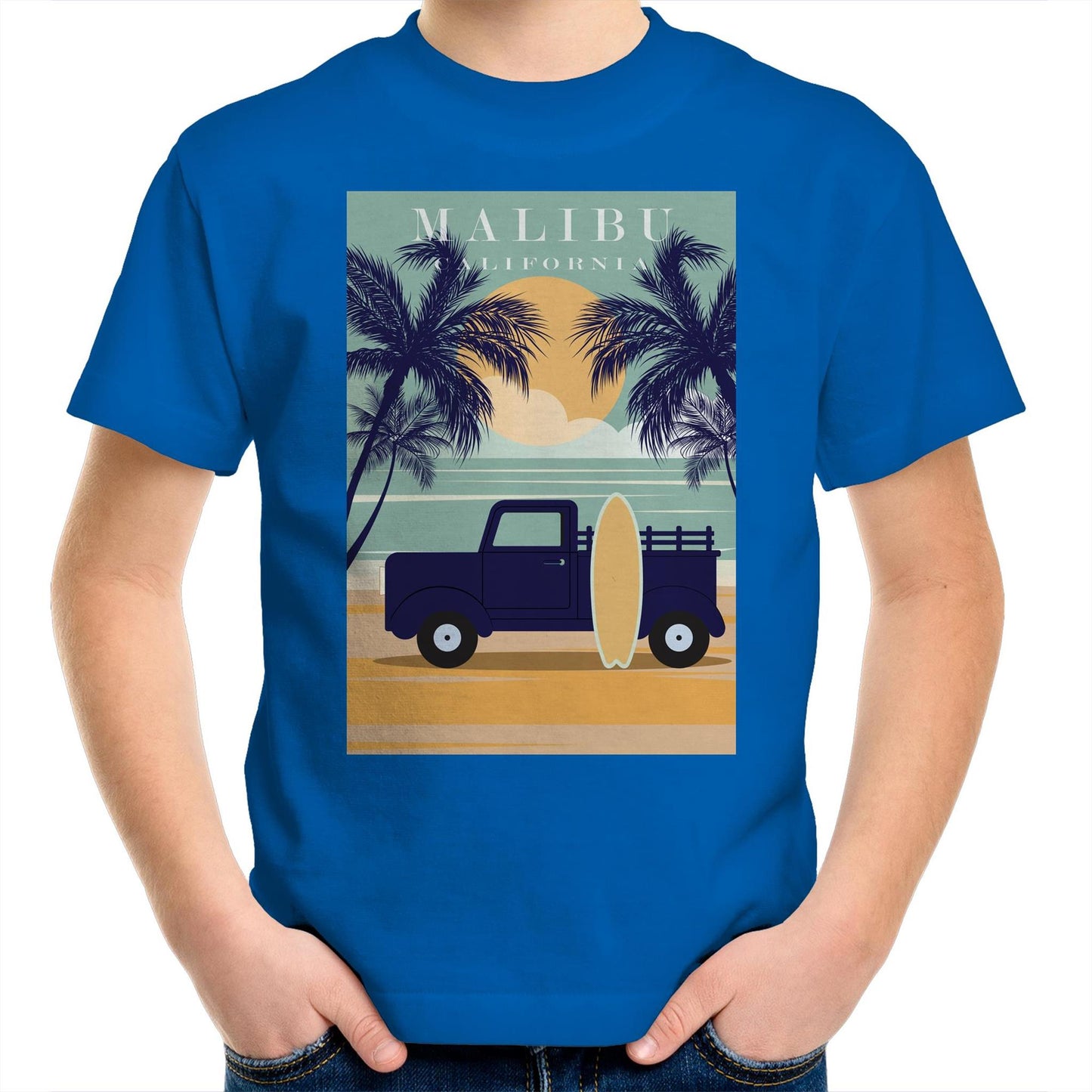 Malibu California - Kids T-Shirt