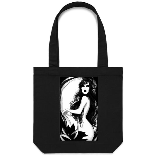 Gothic Vamp - Canvas Tote Bag