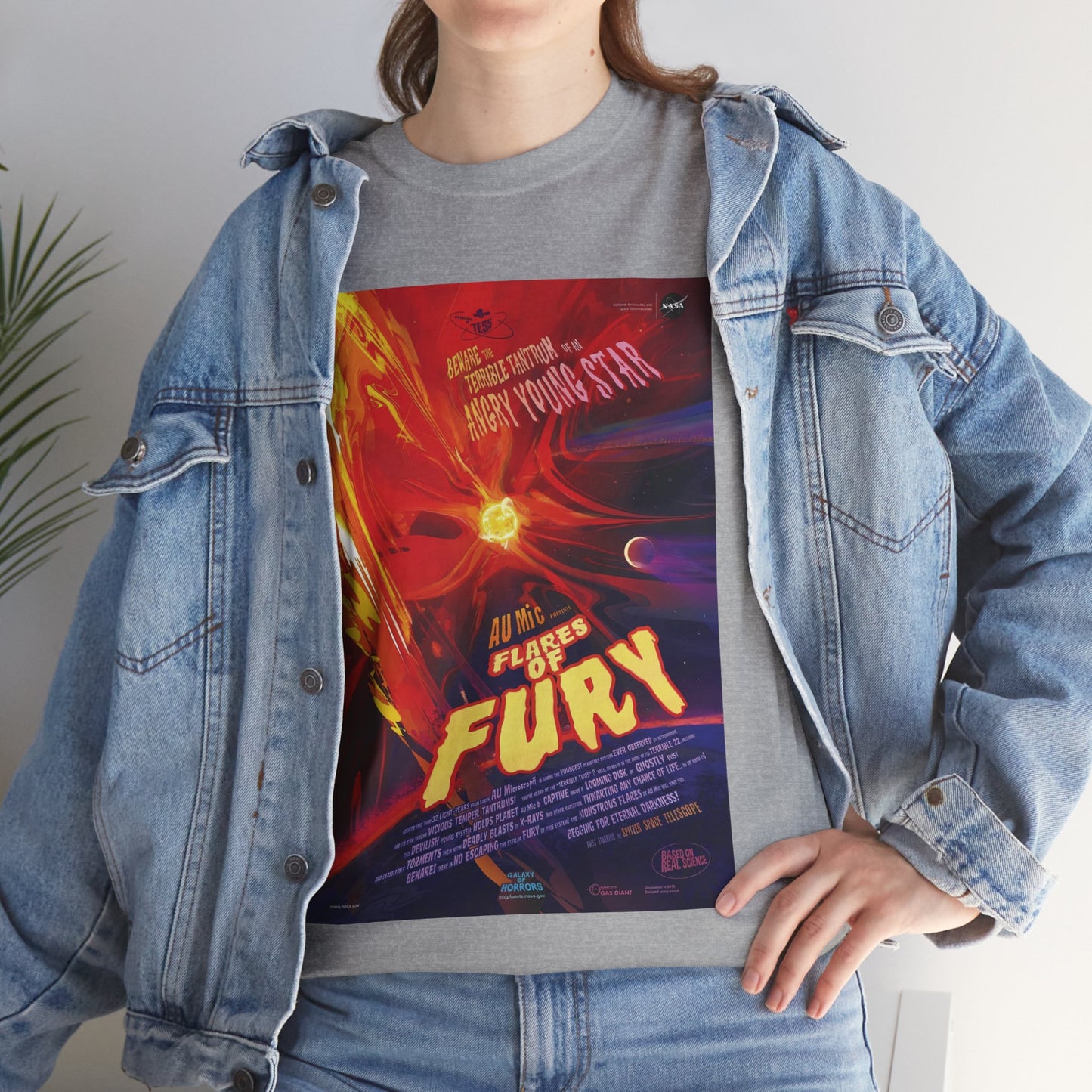 Flares of Fury by NASA - Unisex T-Shirt